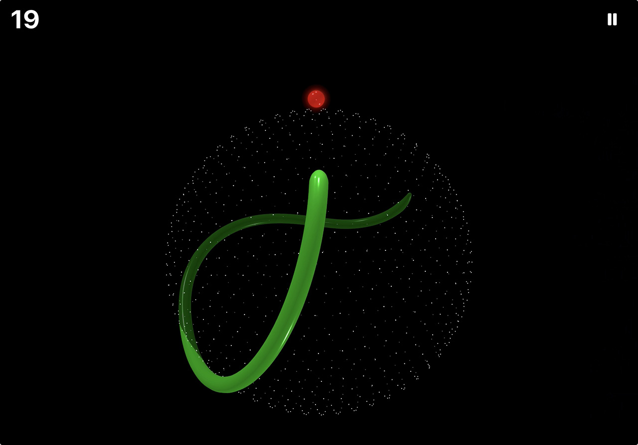 Snake Sphere normal mode screenshot